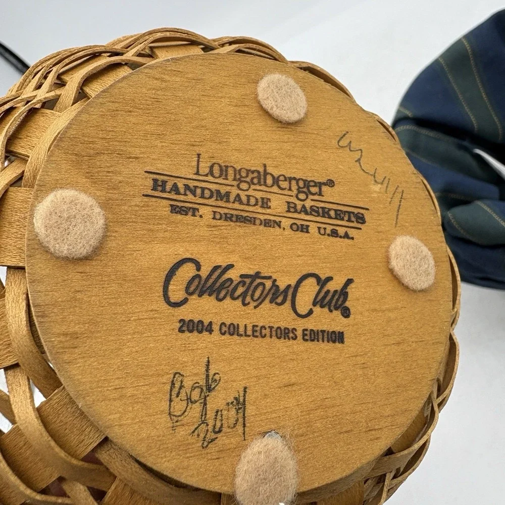 Longaberger Collectors Club Ed Renewal Basket‎ Drawstring Liner Protector 2004